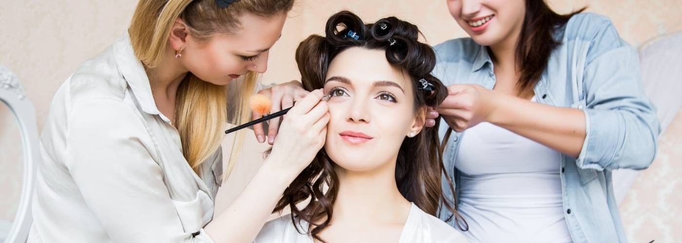 When to book hair and makeup for wedding