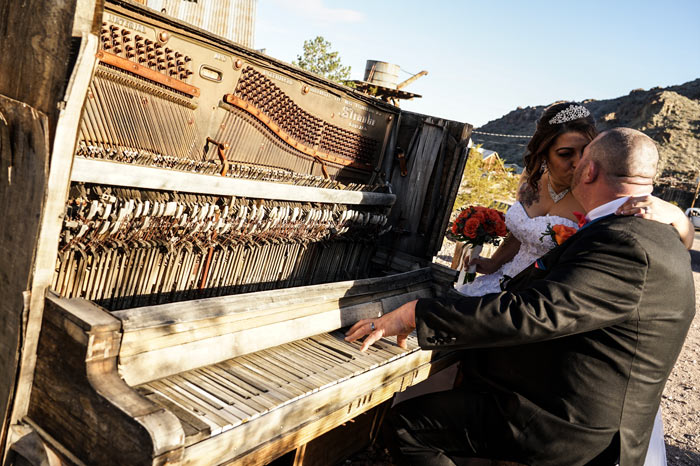 Ghost town wedding Photography