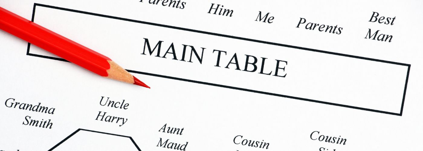 Tips on Mapping Out Your Wedding Seating Chart
